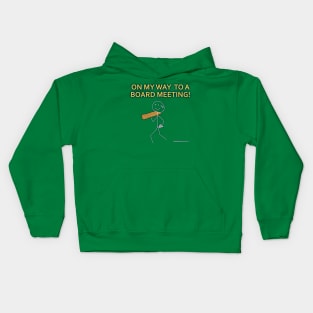 IMPORTANT BOARD MEETING Kids Hoodie